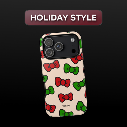 Hello Kitty Red & Green Bows Phone Case