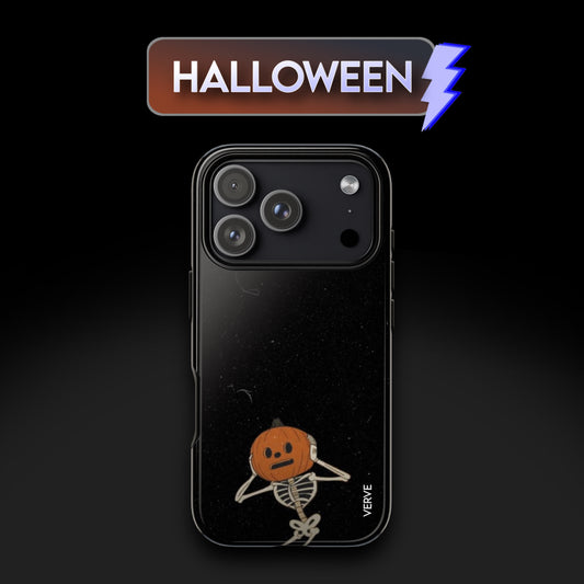 Pumpkin Head Skeleton Phone Case