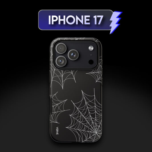 Black Spider Web Phone Case