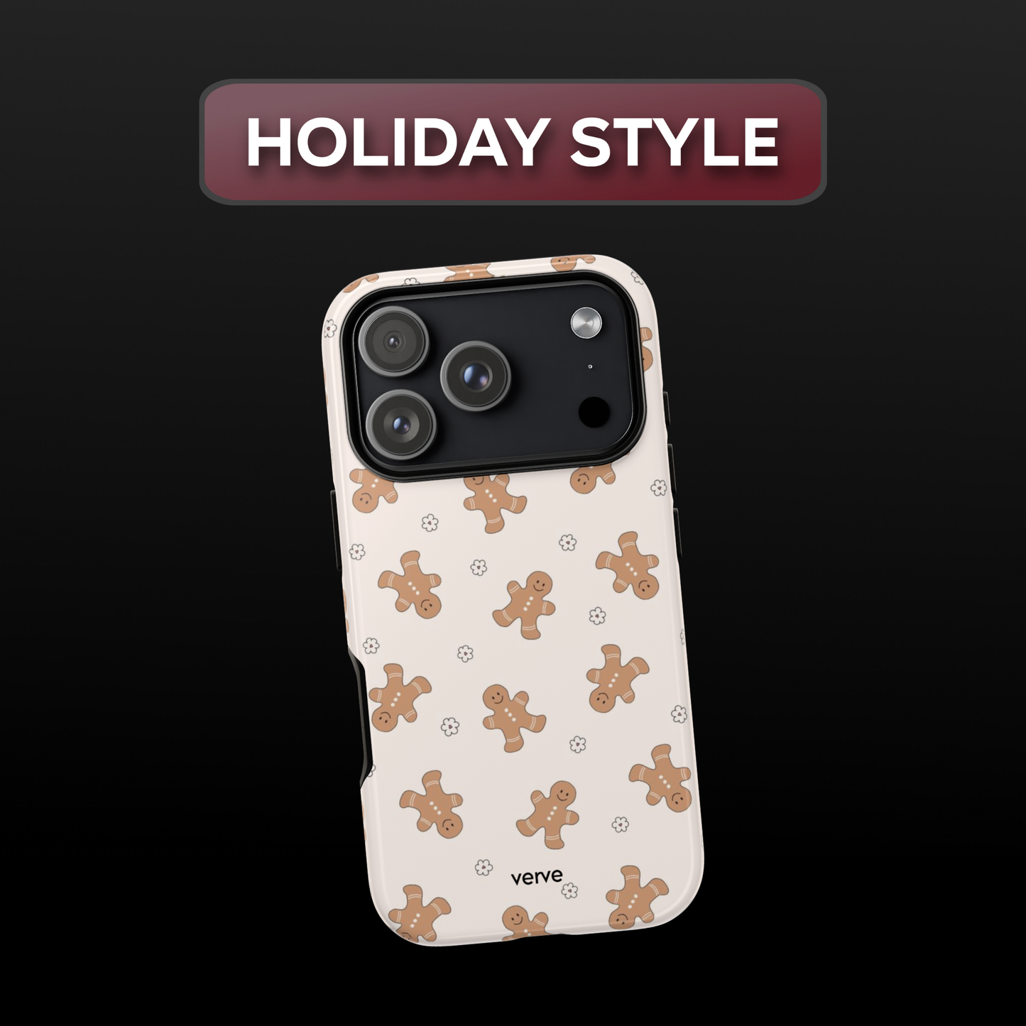 Gingerbread Flowers Phone Case