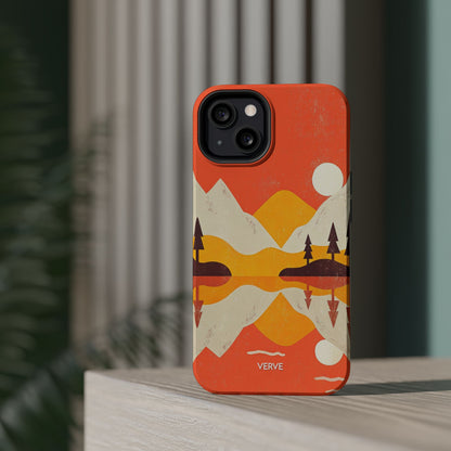 Sunset Mountain Vintage Phone Case