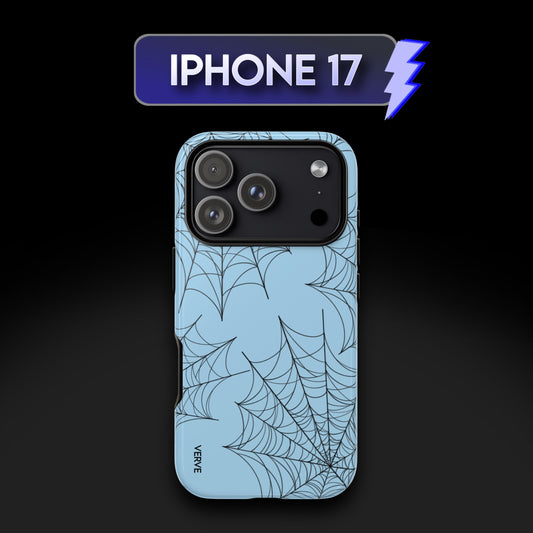 Blue Spider Web Phone Case