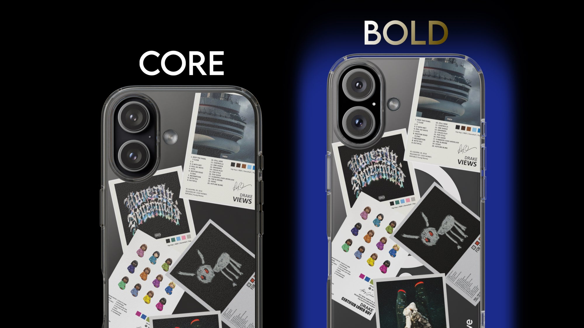 Drake Album Covers Clear Phone Case