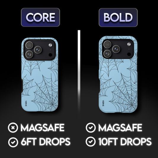 Blue Spider Web Phone Case