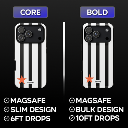 Black & White Striped Phone Case