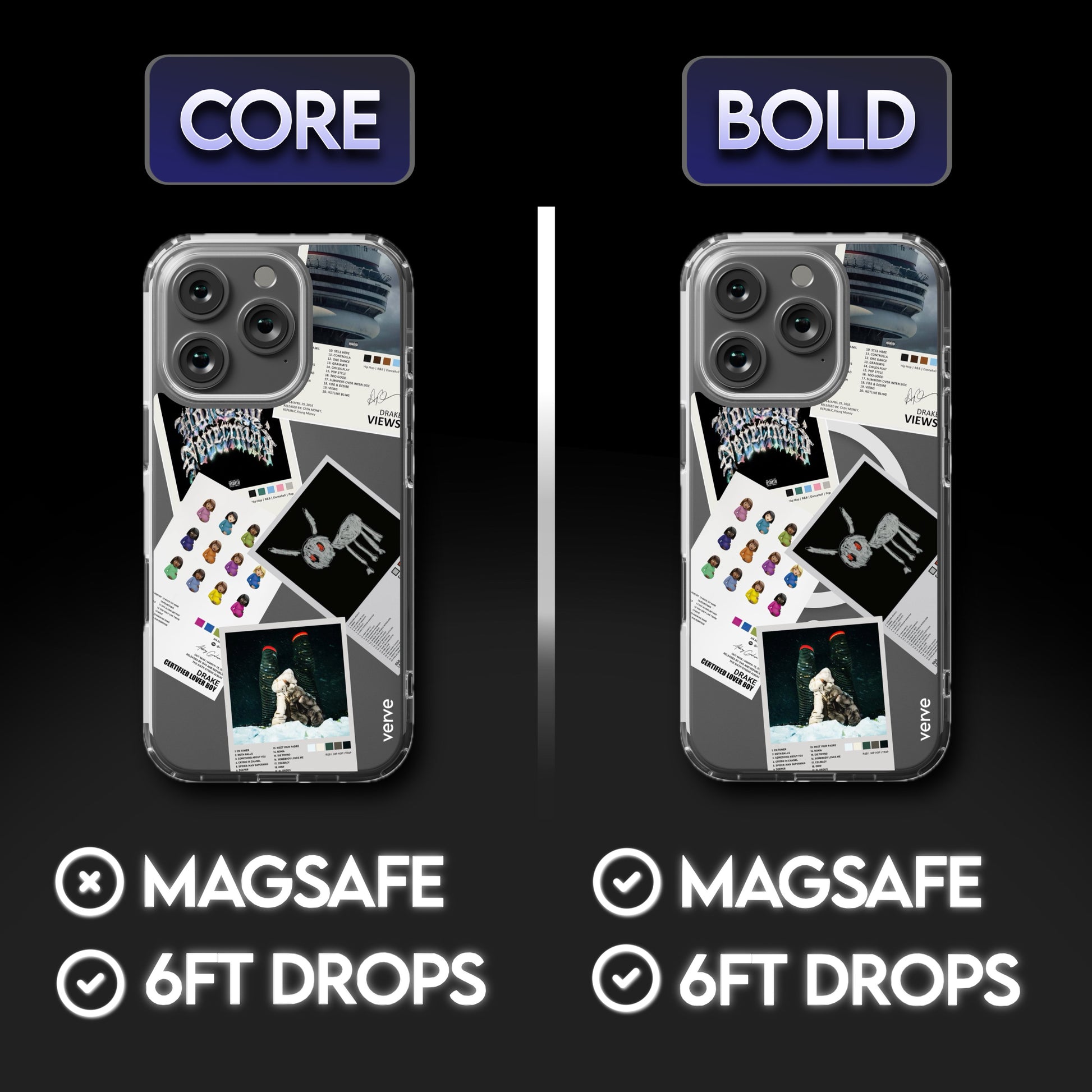 Drake Album Covers Clear Phone Case