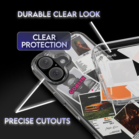 Frank Ocean Albums Clear Phone Case