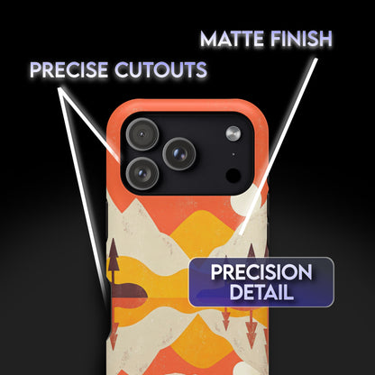 Sunset Mountain Vintage Phone Case