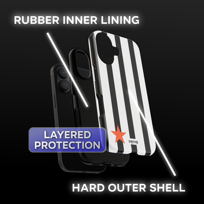 Black & White Striped Phone Case