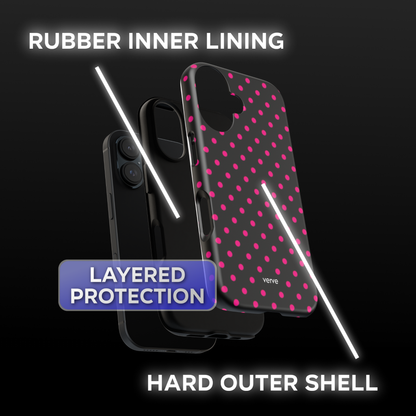 Pink Polka Dots Phone Case