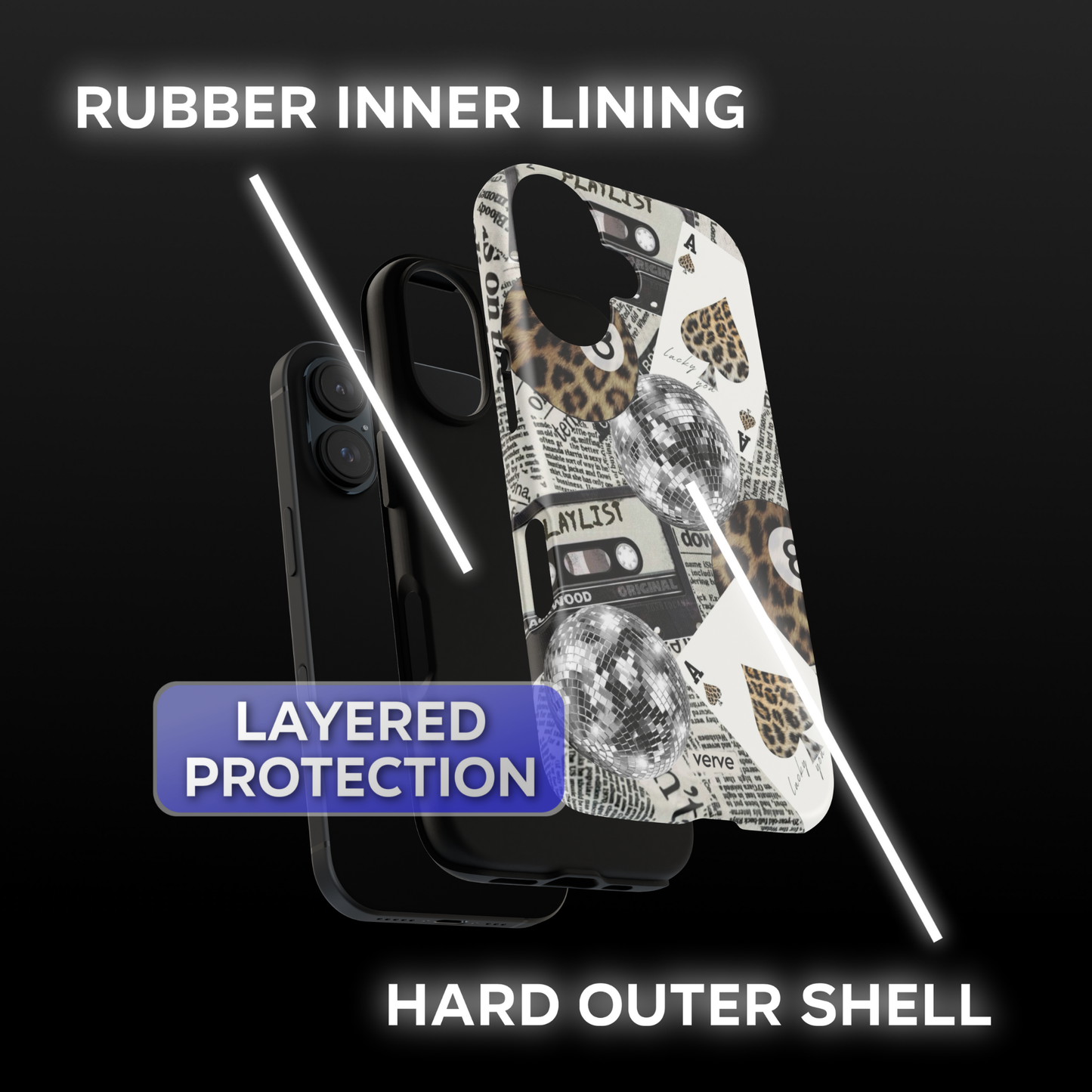 Y2K Newspaper Phone Case