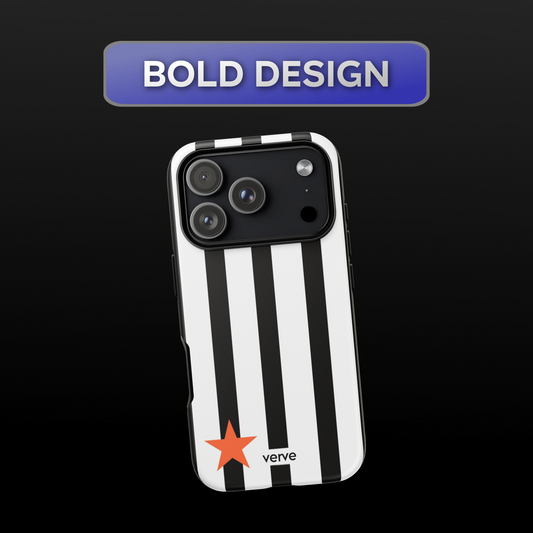 Black & White Striped Phone Case